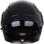 Bright Black Dual Visor Full Face Motocross Helmet