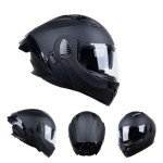 AceRide Dual Visor Full Face Motocross Helmet
