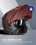 ILM Full Face Modular ATV Helmet with Visor