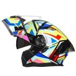 Crown Racing Dual Visor Modular Motocross Helmet