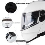 Uchoose Modular Flip-Up Full Face Motocross Helmet