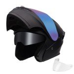 JQF Gear Modular Dual Visor Full Face Helmet