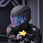 JQF Gear Modular Dual Visor Full Face Helmet