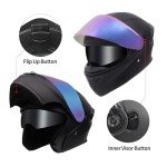 JQF Gear Modular Dual Visor Full Face Helmet