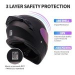 JQF Gear Modular Dual Visor Full Face Helmet