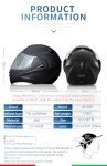 Horudot Bluetooth Modular Full Face Motocross Helmet