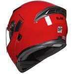 ILM Dual Visor Modular Full Face Helmet - Red