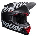 BELL Moto-9S Flex Helmet - Matte Black/White