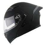 1Storm Flip-Up Full Face Motocross Helmet - Matt Black