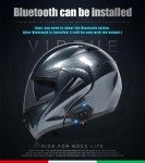 Horudot Bluetooth Modular Full Face Motocross Helmet