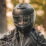ILM Modular Full Face Motocross Helmet - Matte Black
