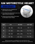 ILM Modular Full Face Motocross Helmet - Matte Black