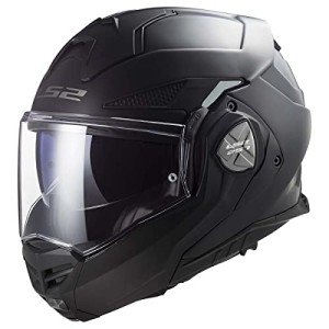 LS2 Advant X Matte Black Modular Helmet - Large