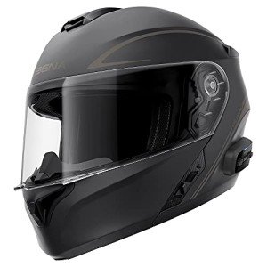 Sena Outrush R Bluetooth Modular Helmet - Matte Black