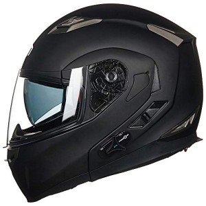 ILM Bluetooth Modular Full Face Helmet - Matte Black