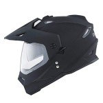 1Storm Dual Sport Full Face Motocross Helmet - Black