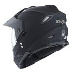 1Storm Dual Sport Full Face Motocross Helmet - Black