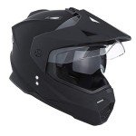 1Storm Dual Sport Full Face Motocross Helmet - Black