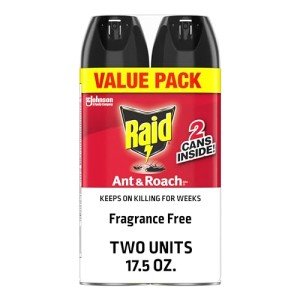 Raid Ant & Roach Killer Spray - 2 Pack