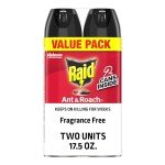 Raid Ant & Roach Killer Spray - 2 Pack