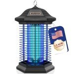 AMUFER Indoor/Outdoor Bug Zapper with 3 Control Technologies