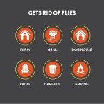 Outdoor Fly Trap 2-Pack with Dissolvable Non-Toxic Bait