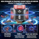 Ultrasonic Mouse Repellent with LED Strobe Light