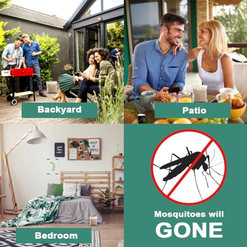 Mosquito Repellent for Patio, Room, Yard, Camping- 8 Pack