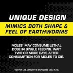 Tomcat Mole Killer: 10 Worms, Single Feeding, Natural