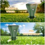 Solar-Powered Mole Repellent – 4 Pack