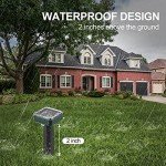 Solar-Powered Ultrasonic Mole and Vole Repellent 4-Pack