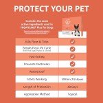 Flea and Tick Treatment for Small Dogs, Unscented