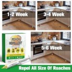 Effective Cockroach Repellent - 4 Tubes for Indoor & Outdoor
