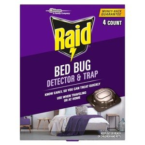 Raid Bed Bug Detector and Trap - 4 Pack