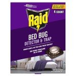 Raid Bed Bug Detector and Trap - 4 Pack