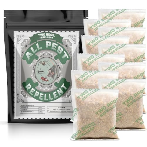 Natural Peppermint Pest Repellent Pouches - Pack of 10