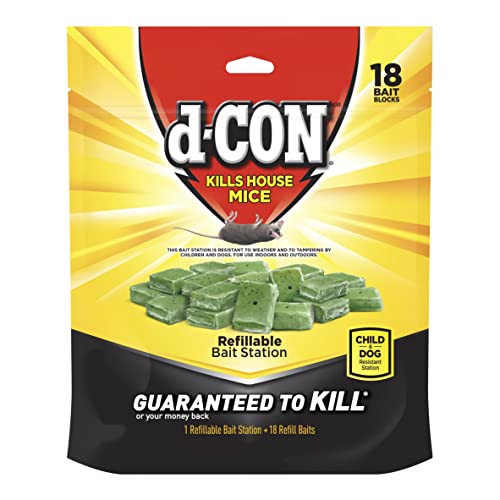 d-CON Mouse Bait Station with 18 Refills