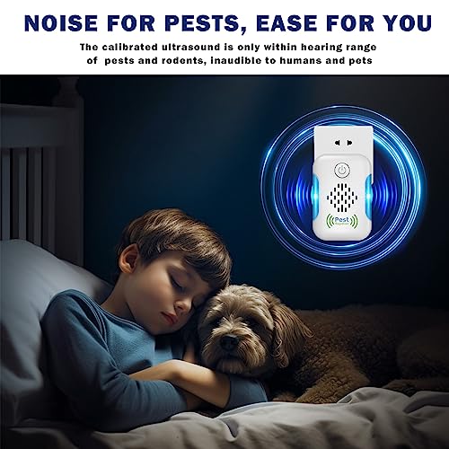 Indoor Ultrasonic Pest Repeller, Rodent & Insect Defense