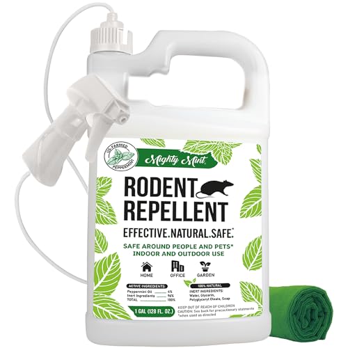 128 oz Mighty Mint Rodent Repellent Peppermint Oil