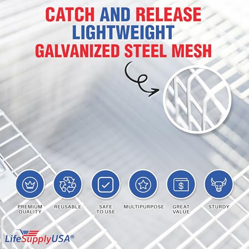 Heavy Duty Live Animal Trap for Foxes & Raccoons