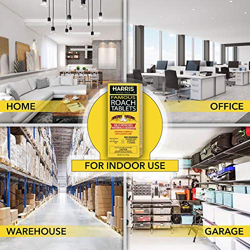 Harris Boric Acid Roach Tablets with Lure