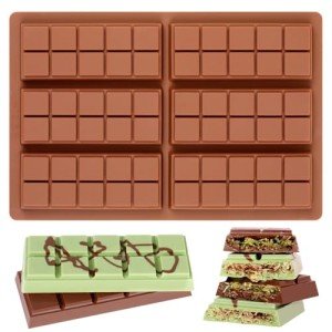 Non-Stick Silicone Chocolate Bar Mold