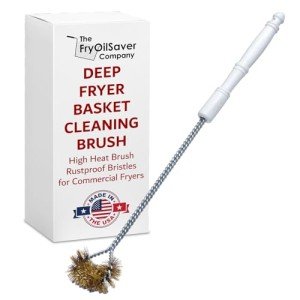 Brass Bristle Deep Fryer Cleaning Brush