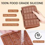 Non-Stick Silicone Chocolate Bar Mold