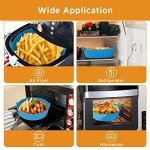 OUTXE 2-Pack Silicone Baking Tray for Air Fryers