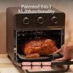 Compact 6-in-1 Air Fryer and Toaster Oven