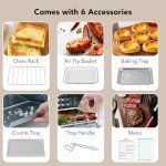 OSAMKO 5-in-1 Stainless Steel Air Fryer Oven