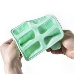 Silicone Popsicle Molds - 6 Reusable Ice Pop Makers