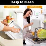 Large Stainless Steel Air Fryer Basket & Tray