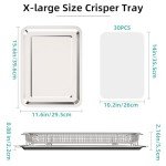 Large Stainless Steel Air Fryer Basket & Tray
